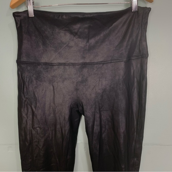 Spanx Faux Leather Plus Size 2XL Black 2437P - Picture 3 of 13